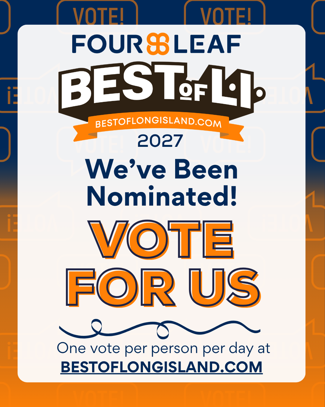 Best of Long Island 2027 voting nomination graphic